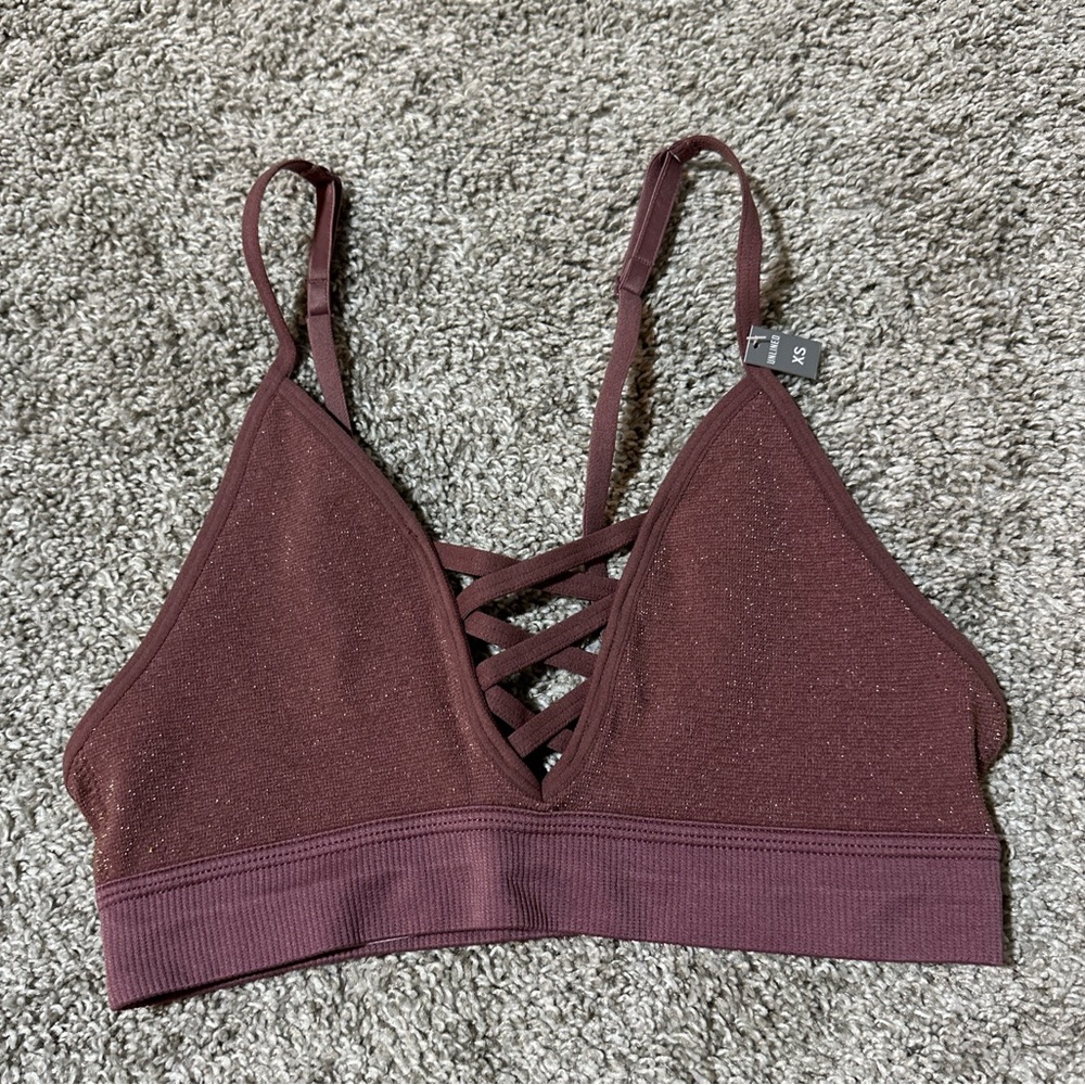 PINK Victoria's Secret Metallic Bralette